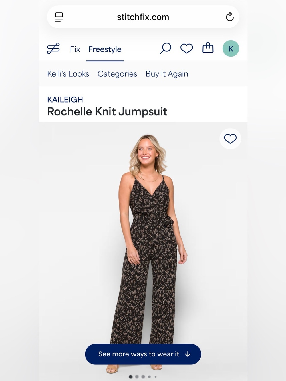 Kaileigh Romper Jumpsuit - Medium